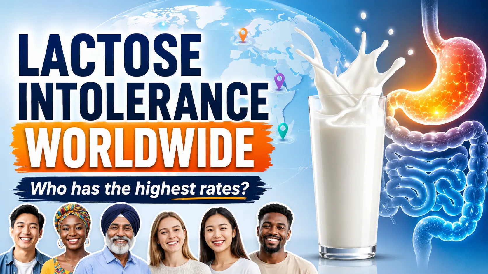 Which Populations Have the Highest Rates of Lactose Intolerance?