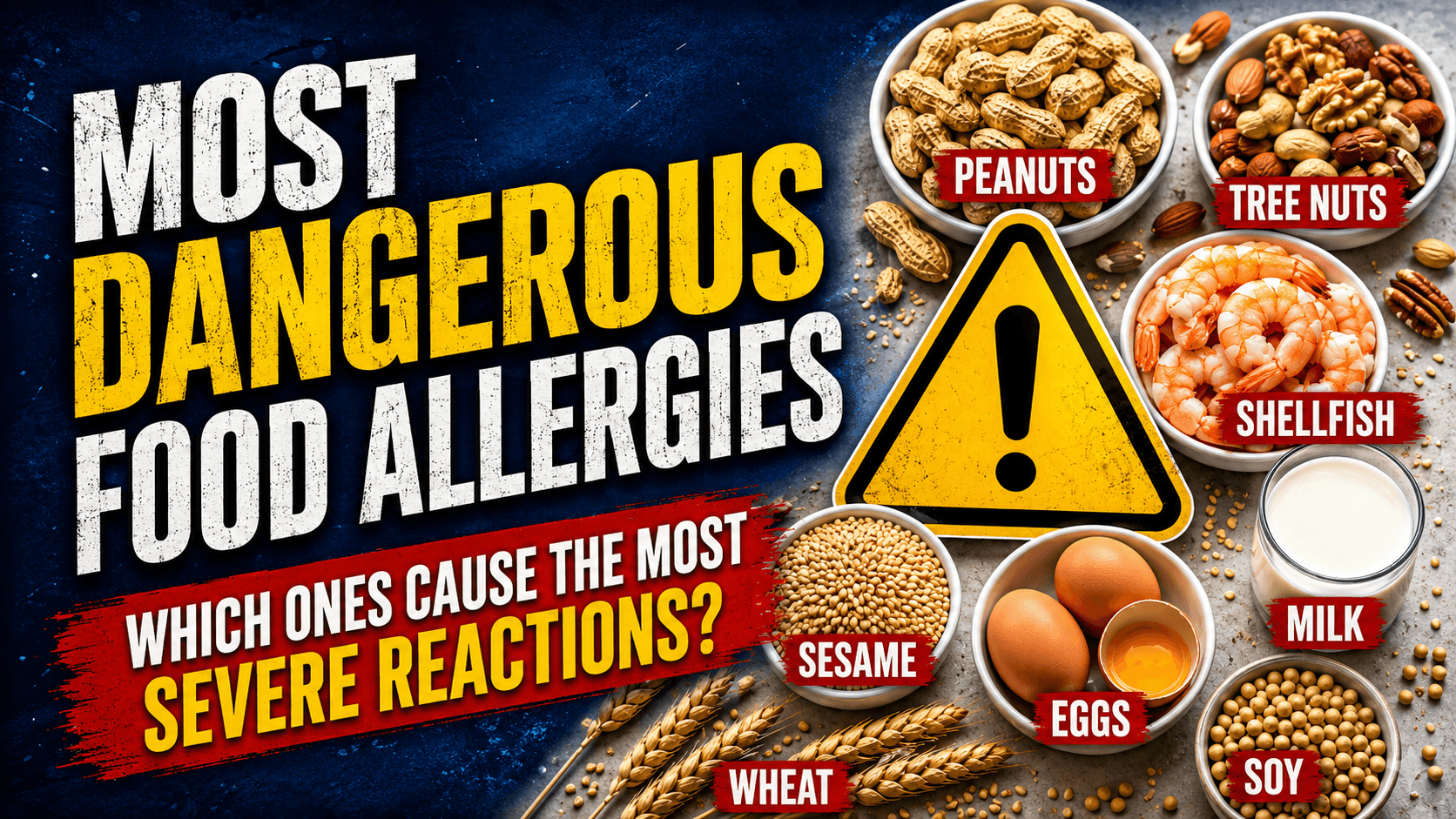 Most Dangerous Food Allergies: Which Ones Tend to Cause the Most Severe Reactions?