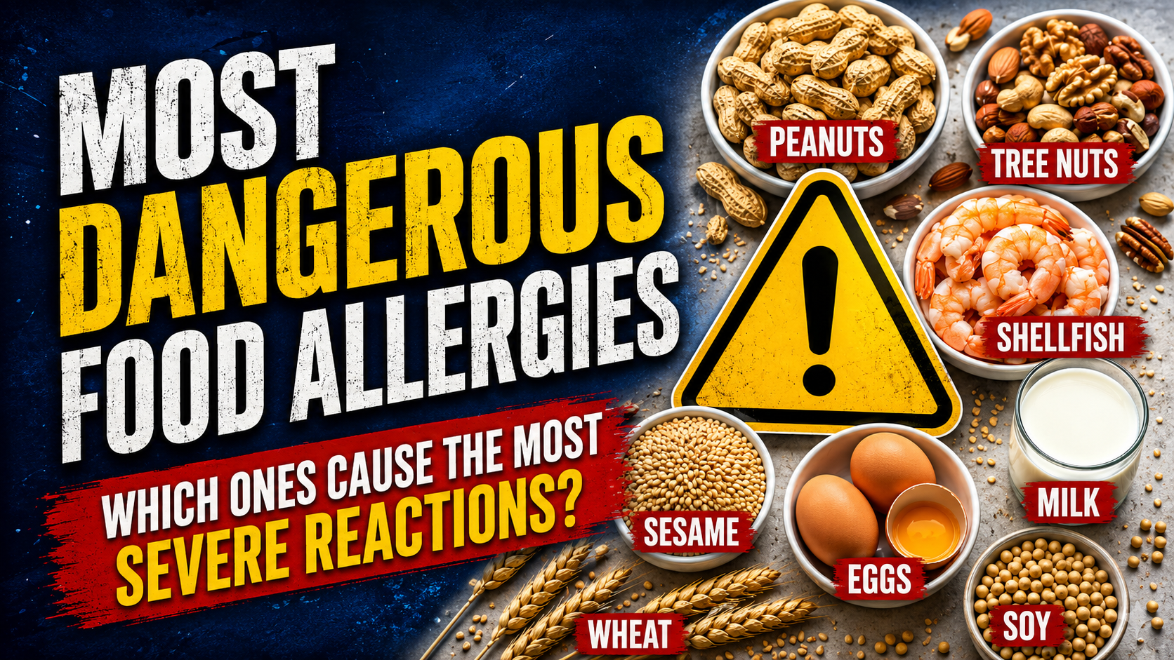Most Dangerous Food Allergies: Which Ones Tend to Cause the Most Severe Reactions?