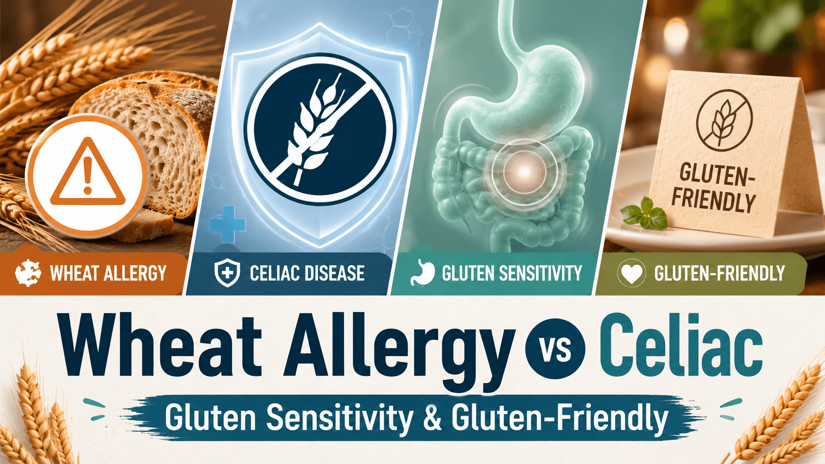 Wheat Allergy vs. Celiac vs. Gluten Sensitivity: What Gluten-Free Really Means